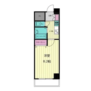 WESTIN星ヶ丘【5階】の間取り