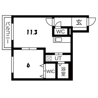 モンレーヴ豊平公園II【2階】の間取り