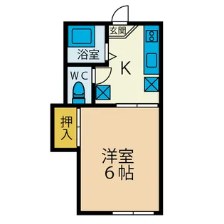 アーバンエルム【2階】の間取り