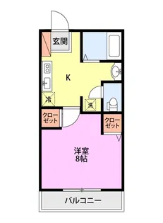 パラダイス【1階】の間取り