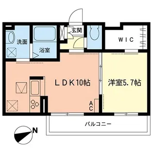 River Wind II【1階】の間取り