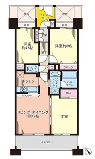グランシティ東京イーストII【7階】の間取り