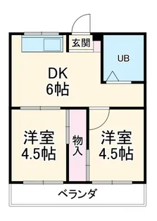 サンリッチ小杉【2階】の間取り