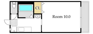 アジュール下中野【6階】の間取り