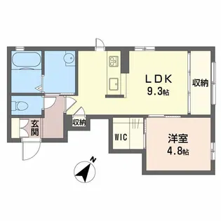 Frieden【1階】の間取り