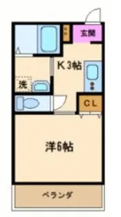 アクシスコート真嘉比【2階】の間取り