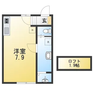 三幸コート【1階】の間取り