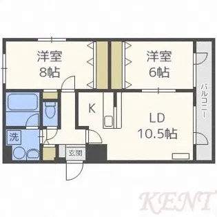 Kind Hills【2階】の間取り