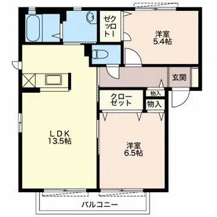 Forest神楽 A【2階】の間取り