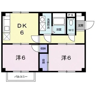 シャンポ-ルドエル【2階】の間取り