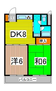 ヴィヴァーチェ浦和【2階】の間取り