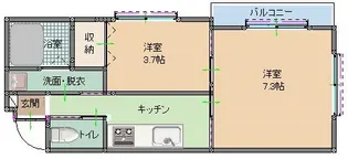 SORA【2階】の間取り