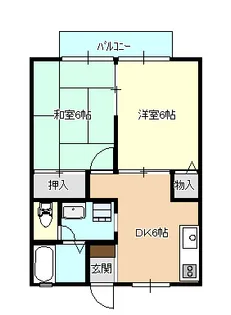 グレースコート【1階】の間取り