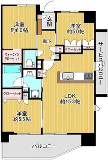 イニシア浦安グランプレイス【3階】の間取り