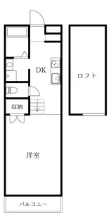 徳島県徳島市住吉3【アパート】の間取り