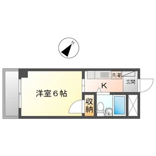 ヴェルドミール【6階】の間取り