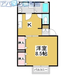 ビオス緑町I【1階】の間取り