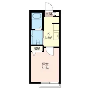 カリメーラ JIN【1階】の間取り