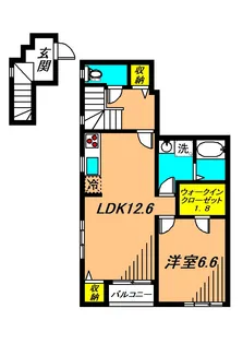 コートブラン【2階】の間取り