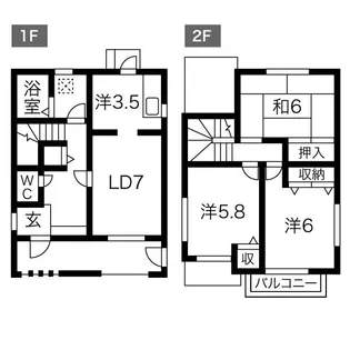 パセオ大住の間取り
