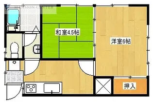 やまそうコーポ【2階】の間取り