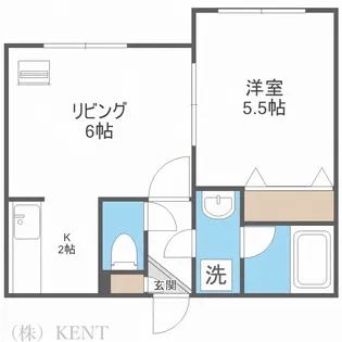 ステージノア北円山【1階】の間取り