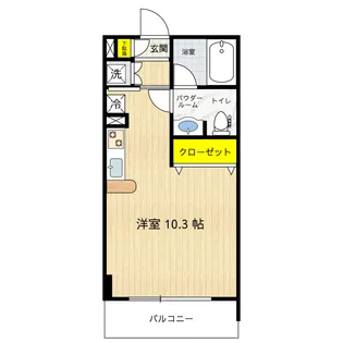 ヴィラージュ・エフ【1階】の間取り