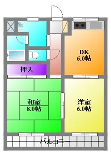 クラフトII【2階】の間取り