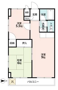 ザ・レジデンス高島平【3階】の間取り