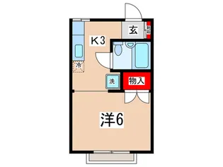 メゾン・ド・アンリ【1階】の間取り
