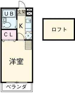 ドリーミー立川【2階】の間取り