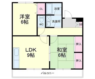 ディアコート【2階】の間取り
