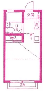 ビラ久末【2階】の間取り
