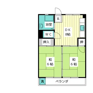 酒井ハイツ【1階】の間取り