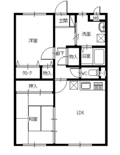 グレーシア駅南【3階】の間取り