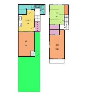 愛知県尾張旭市東印場町2【一戸建】の間取り