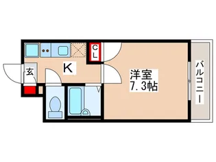 ト-ンクラスタ-学園【1階】の間取り