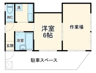 ペルソンヌ山際【1階】の間取り