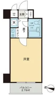 ライオンズマンション音羽【4階】の間取り