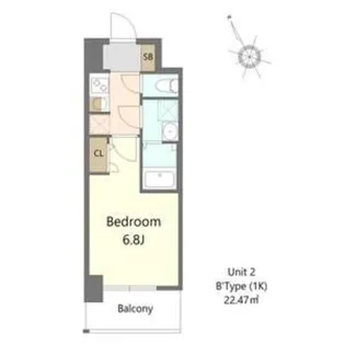 S-RESIDENCE堺浜寺broad【7階】の間取り