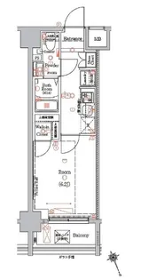 RELUXIA横濱南【6階】の間取り