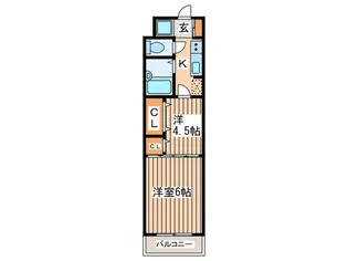 グランデハクタカ【4階】の間取り