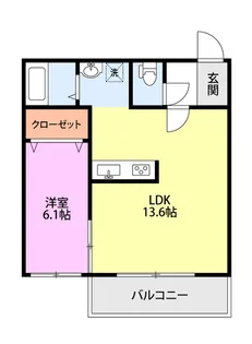 ル・アーヴル【1階】の間取り