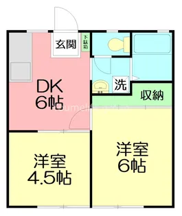 神奈川県秦野市緑町【アパート】の間取り
