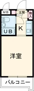 スカイコート洗足池【2階】の間取り