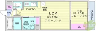 ドレスローザ【1階】の間取り