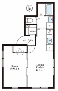 フォンス桜上水【2階】の間取り
