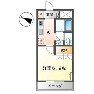 サン・ヴェルディ 東雲【2階】の間取り