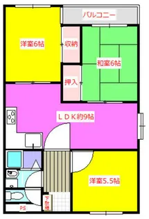 クレール西八王子【4階】の間取り