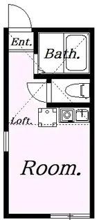 ユナイト新子安カテリーナ【2階】の間取り